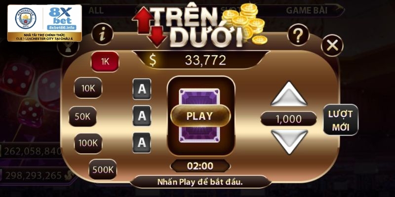 Chiến thuật cược trên dưới chắc thắng