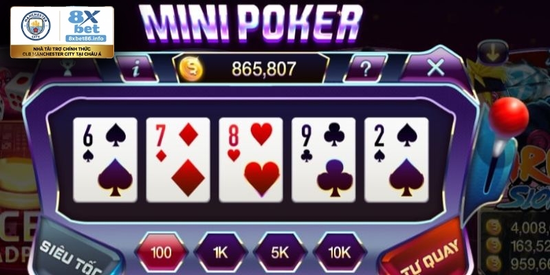 Mini Poker 8xbet - Hướng Dẫn Newbie Cách Chơi Sao Cho Chuẩn