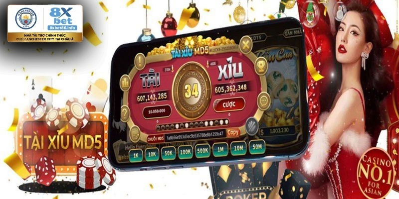 Tỷ lệ cược tại tài xỉu MD5 8xbet cao và vô cùng hấp dẫn
