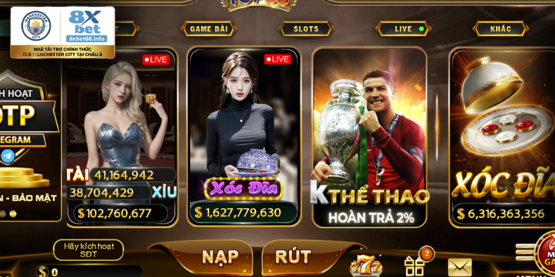 Tìm hiểu lý do giúp xóc đĩa 8xbet được đông đảo người chơi săn đón